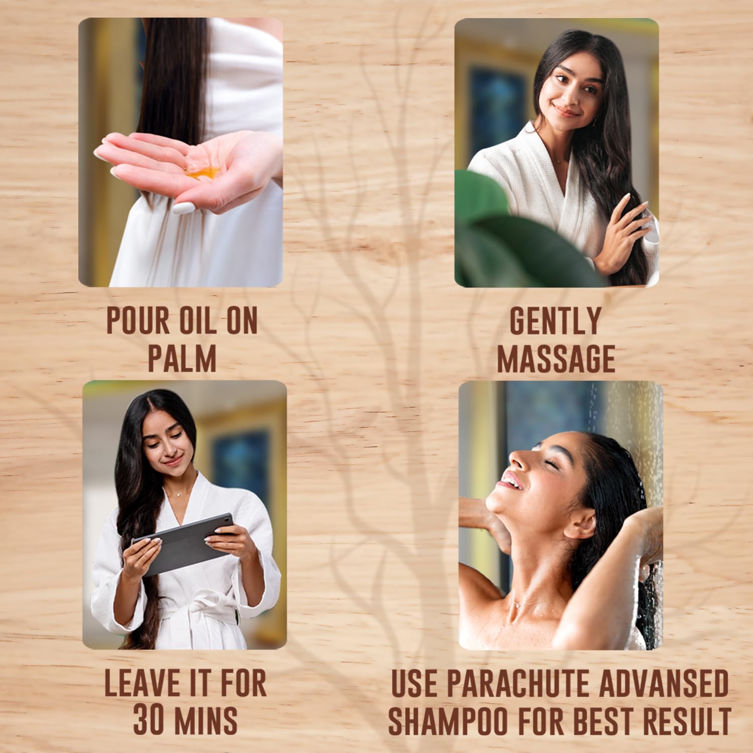 Parachute Advansed Huile Coco Ayruvédique Curry Leaves, parfum naturel et soin quotidien