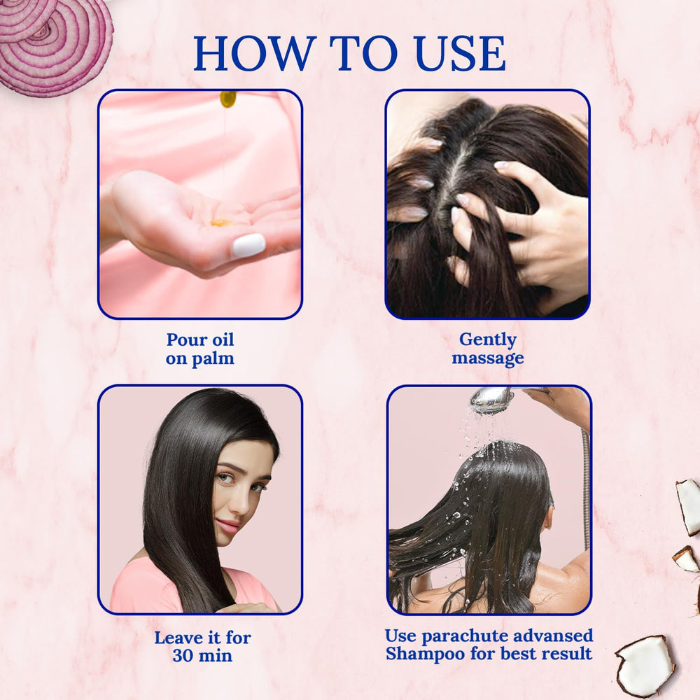 Parachute Advansed Huile Cheveux Texture légère – huile légère pour coiffage en douceur