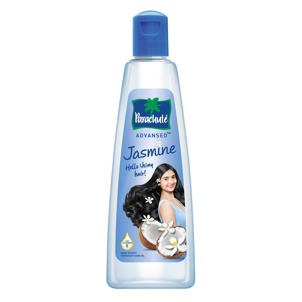 Versement d'huile sur la paume avec parfum jasmin.