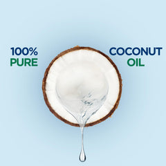 Parachute huile de coco: noix fraîches visibles, huile naturelle et authentique