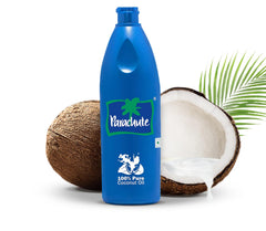 Parachute huile coco non raffinée, naturelle et parfum durable.