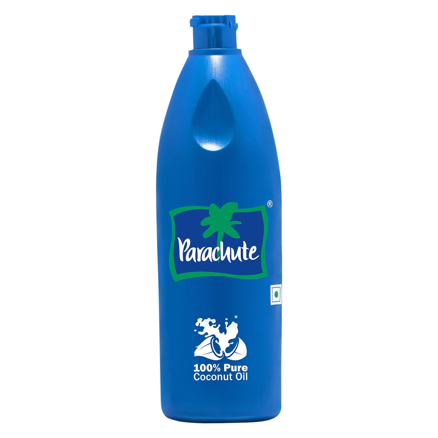 Parachute huile coco pur et fluide, idéal pour versement précis.