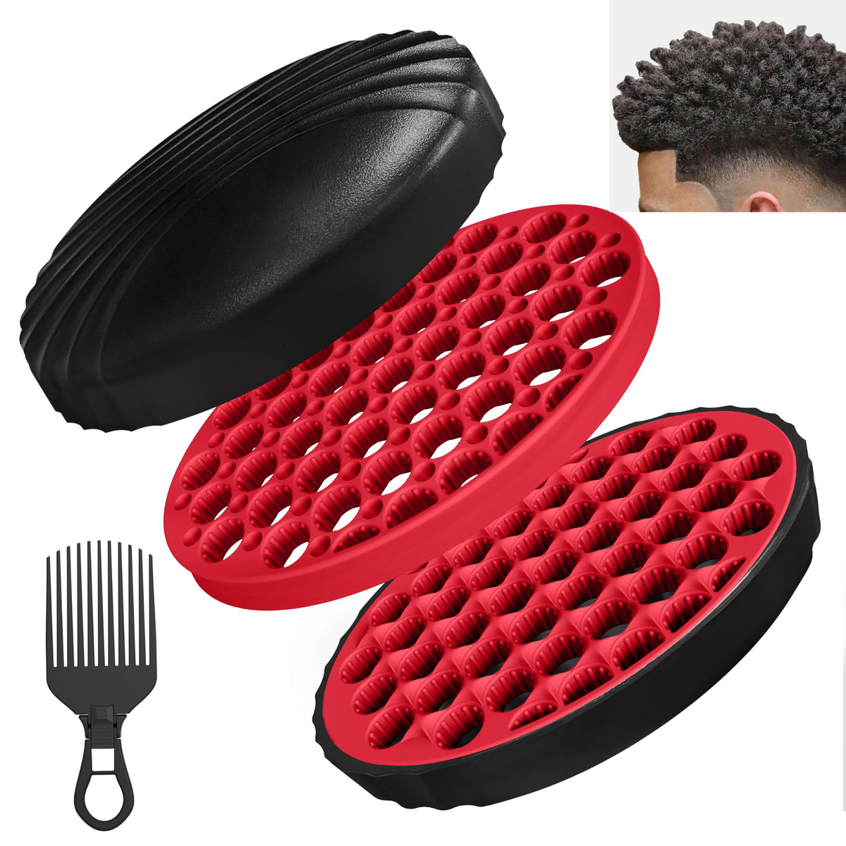 Brosse PARAO Curling en silicone pour des boucles nettes et précises
