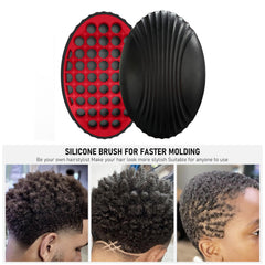 Brosse PARAO Double-face Twist, côté plat et bosses pour coiffer textures variées