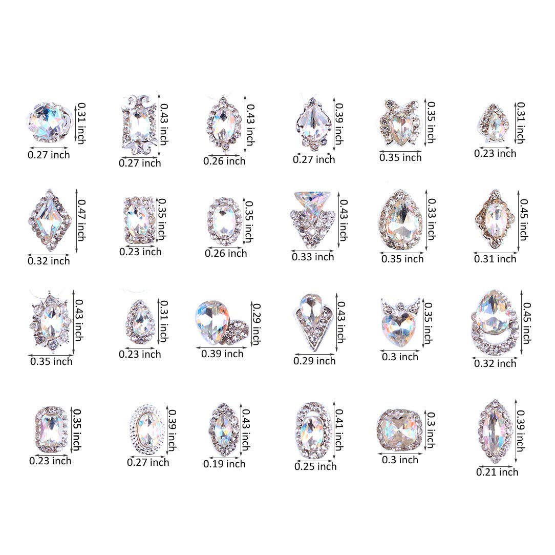 PARAOR cristaux Crystal AB, reflets irisés pour des ongles lumineux.