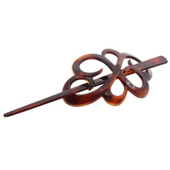Parcelona attache-chignon fleur-large pour un style net et élégant.