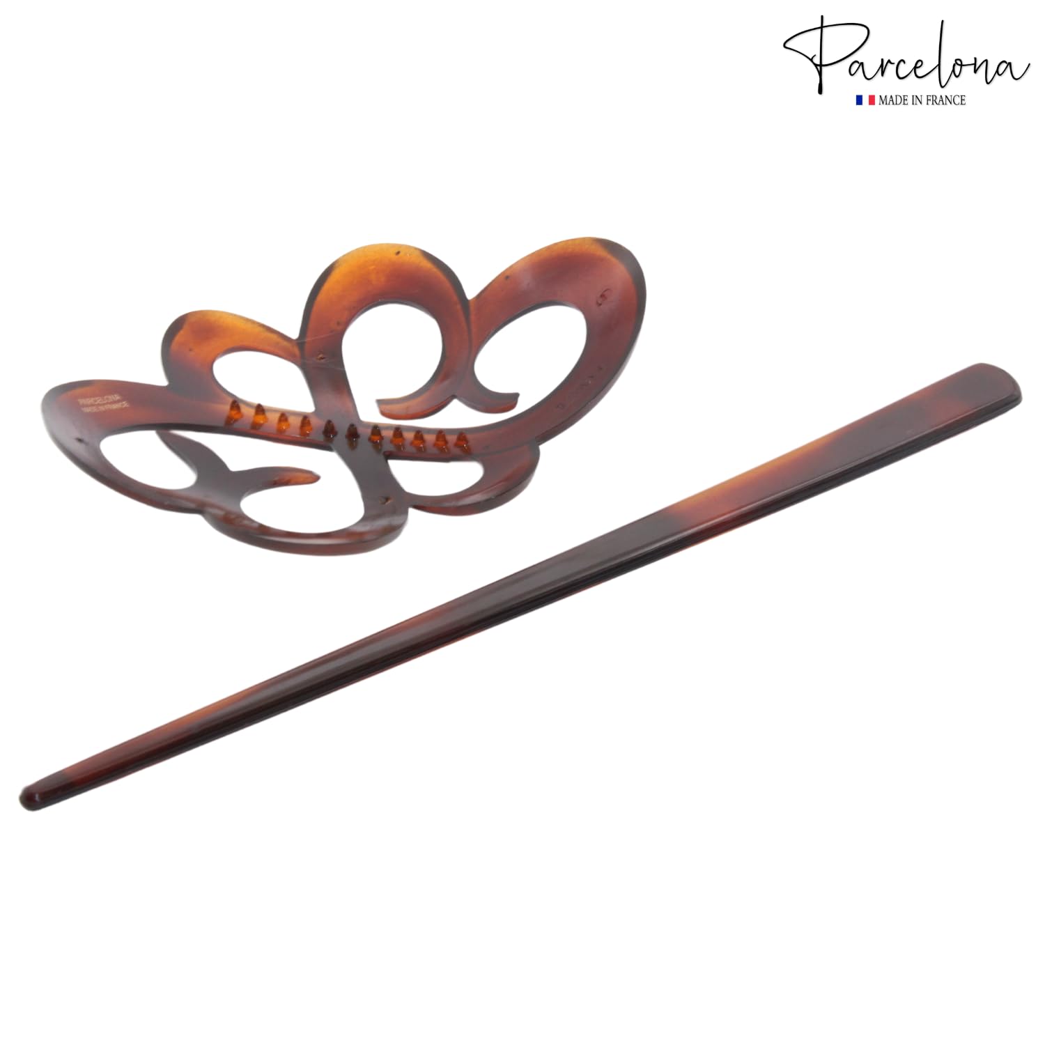Parcelona finition cellulose-acetate luxueuse et design raffiné.