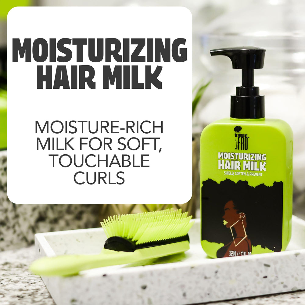 Pardon My Fro Contrôle du frisottement pour des boucles lisses.