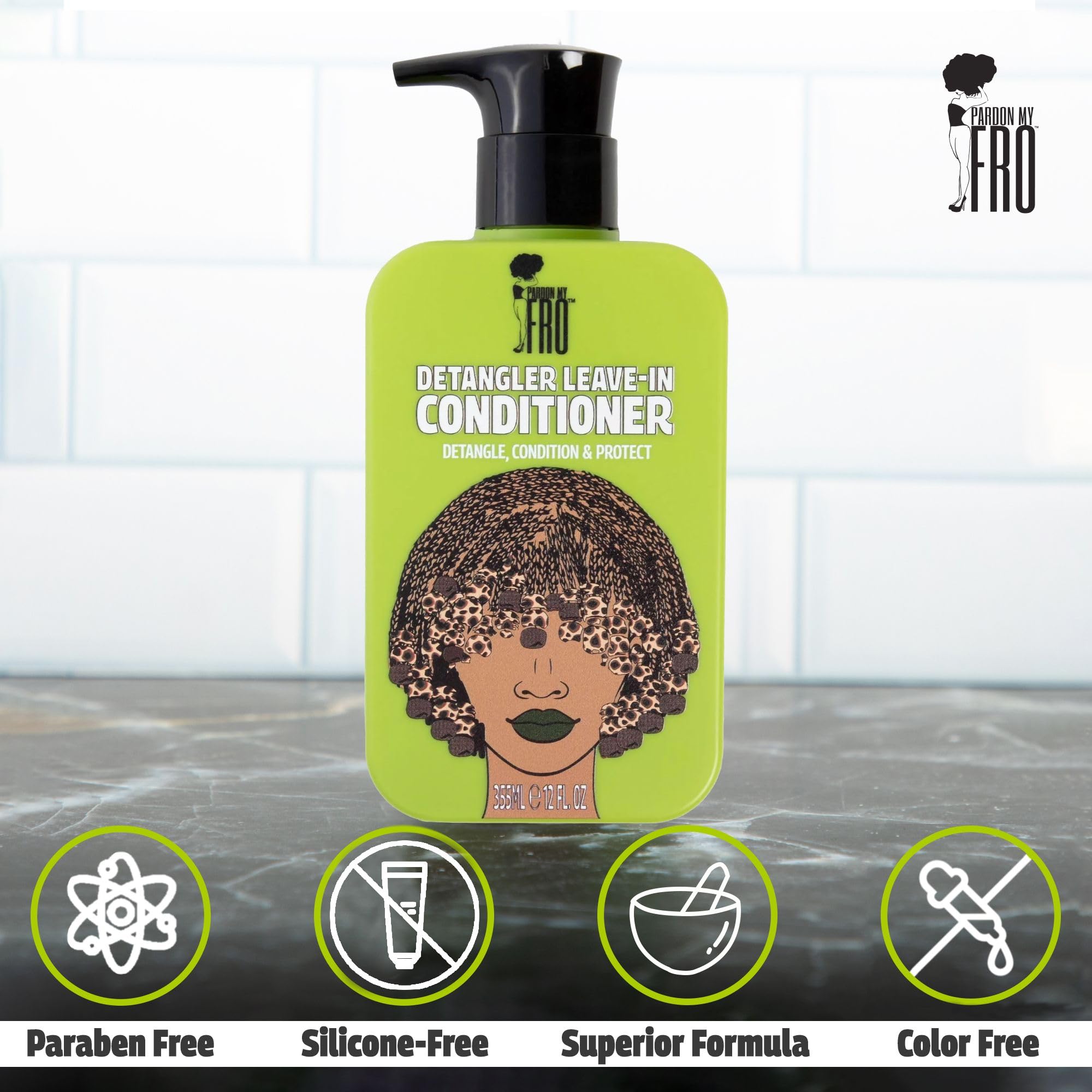 Pardon My Fro Détangleur Sans Rinçage — utilisation quotidienne pratique.
