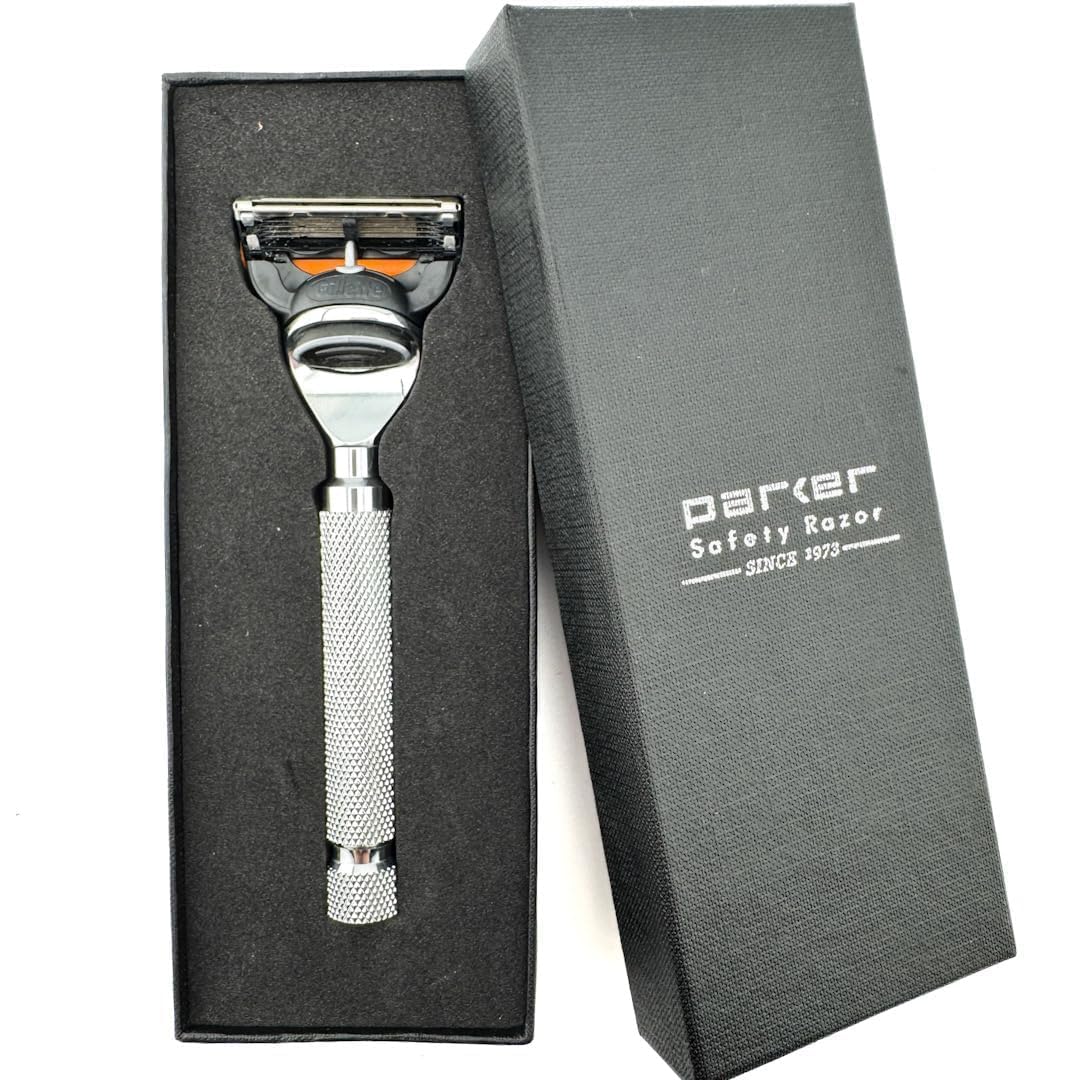 Parker Safety Razor : rasoir compatible avec les cartouches Fusion pour plus de choix