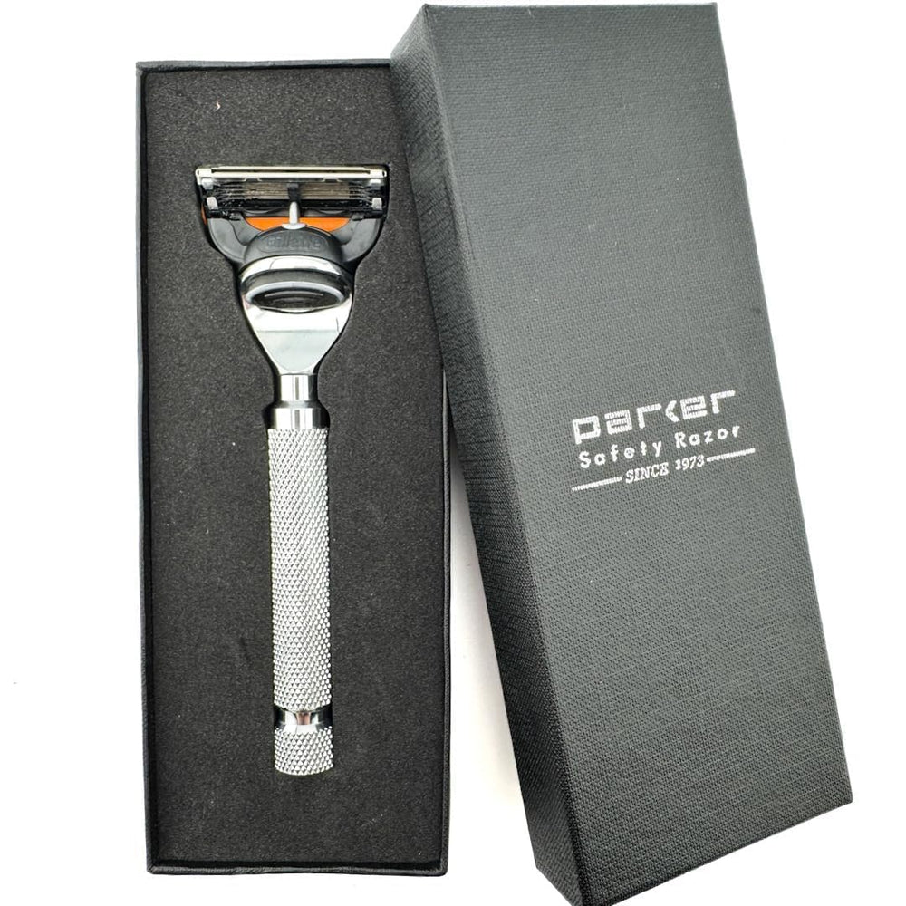 Parker Safety Razor : rasoir compatible avec les cartouches Fusion pour plus de choix