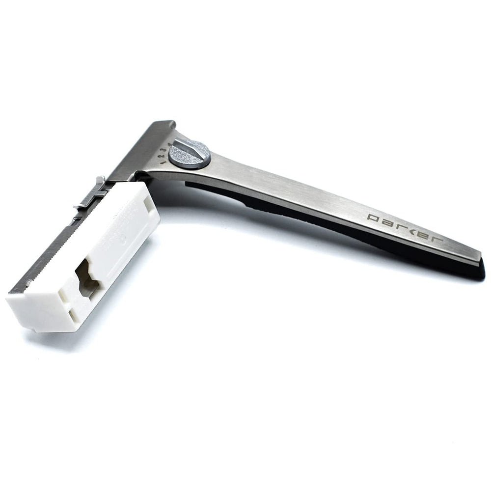 Parker Rasoir Injecteur Équilibre Ergonomique pour une prise en main stable.