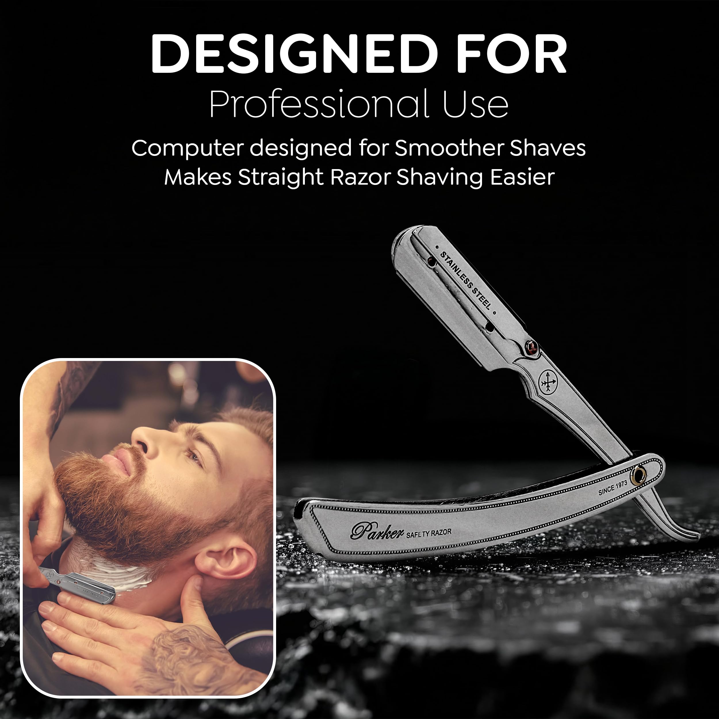 Parker SRX utilisation pro barbier, avantage pour retouches en salon et à domicile.