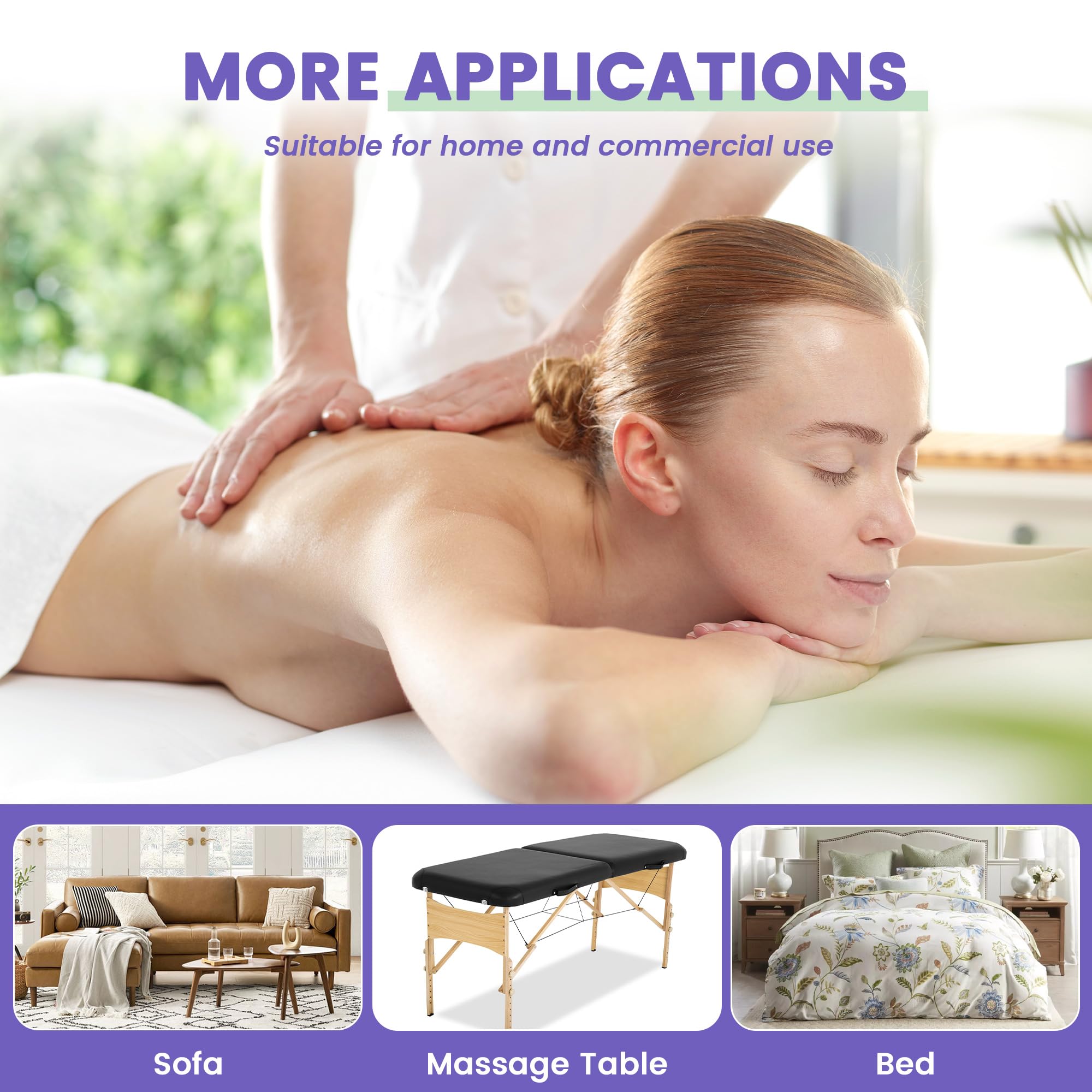 PARMOOM Chauffe-table Massage – utilisation en spa pour un confort professionnel.