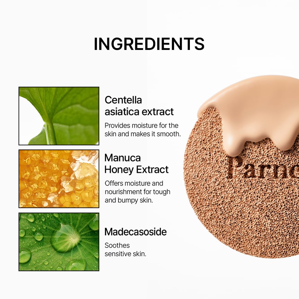 Parnell Cicamanu Serum Cushion format compact idéal pour les retouches en déplacement.
