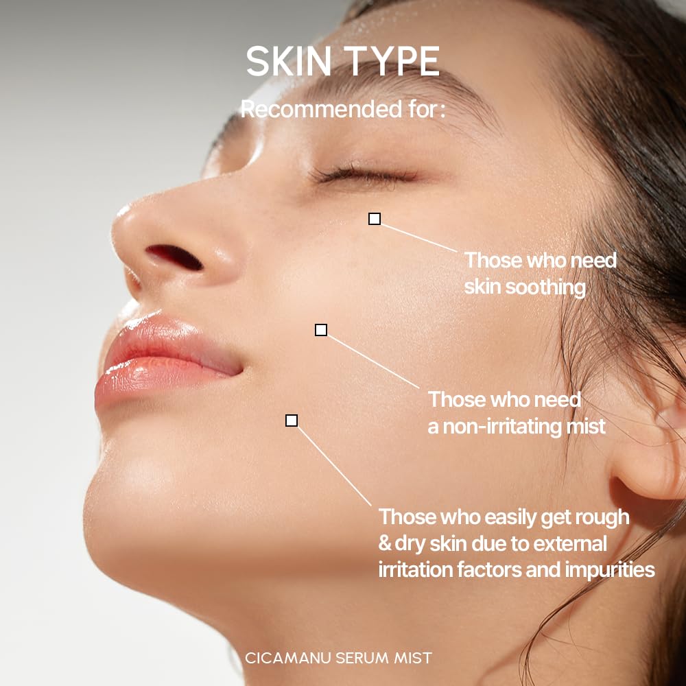 Parnell Cicamanu Serum Mist — fini verre pour peau lisse et lumineuse.