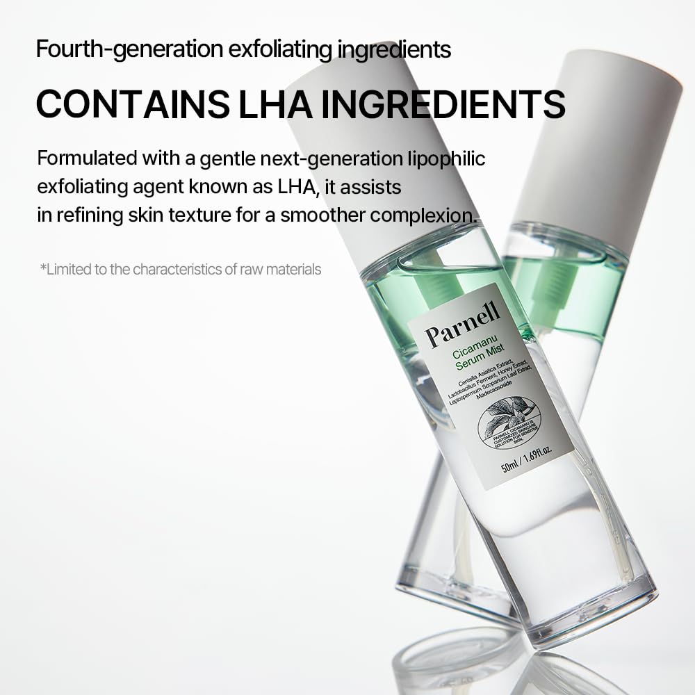 Parnell Cicamanu Serum Mist — spray rapide qui rafraîchit le teint.