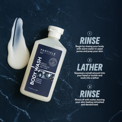 Particle Gel Douche Mineraux Mer Morte – Minéraux actifs nettoyants pour une peau équilibrée.