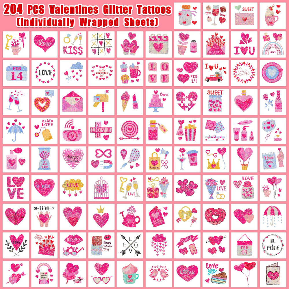 PARTYWIND Rose glitter: motif romantique sûr et amusant à utiliser.