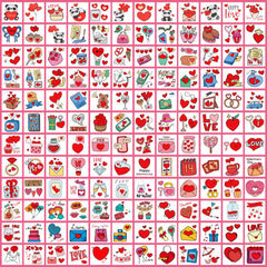 Tatouages Partywind pour enfants - rose délicate et durable pour jour spécial