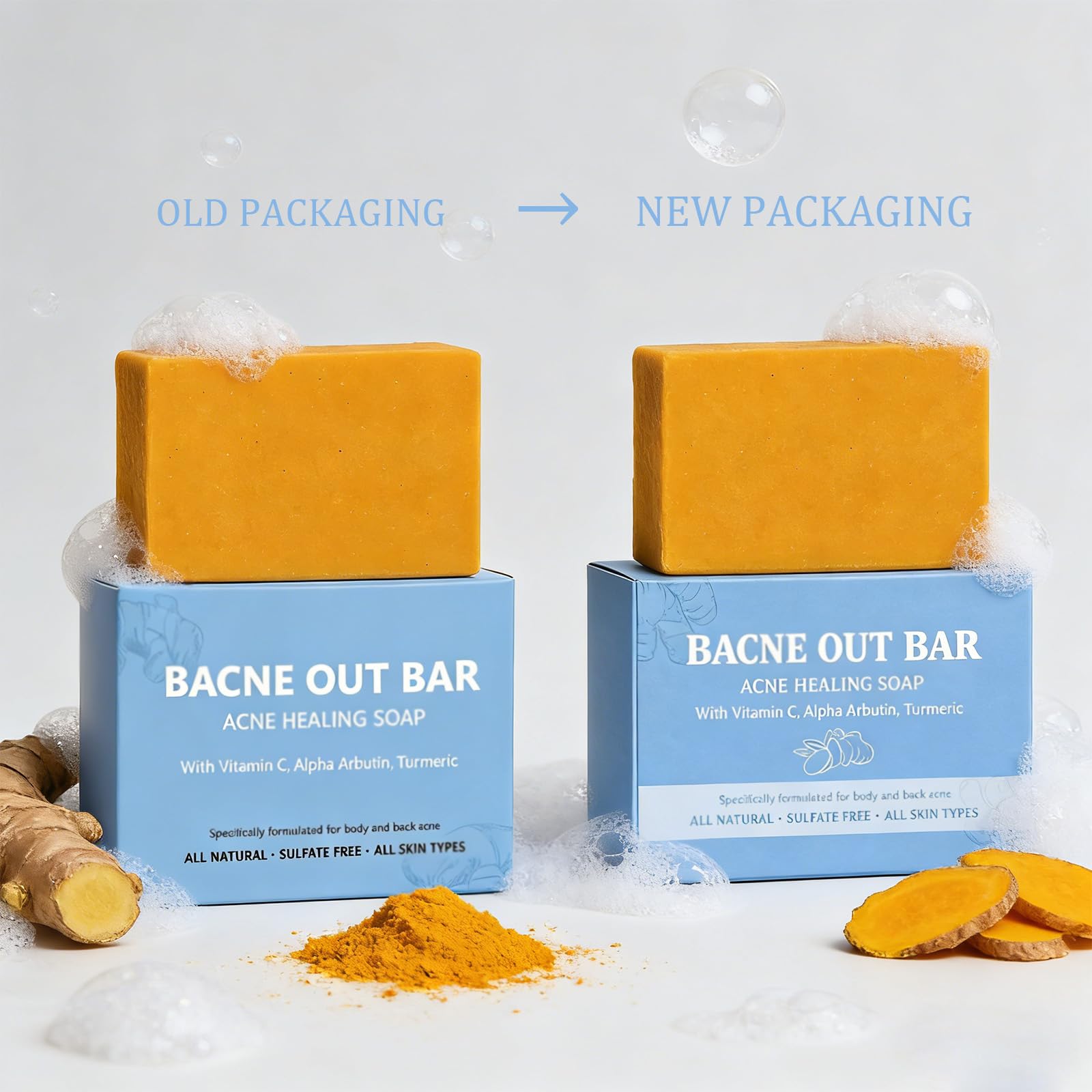PARWENE Bacne Out Bar emballage respectueux et recyclable.
