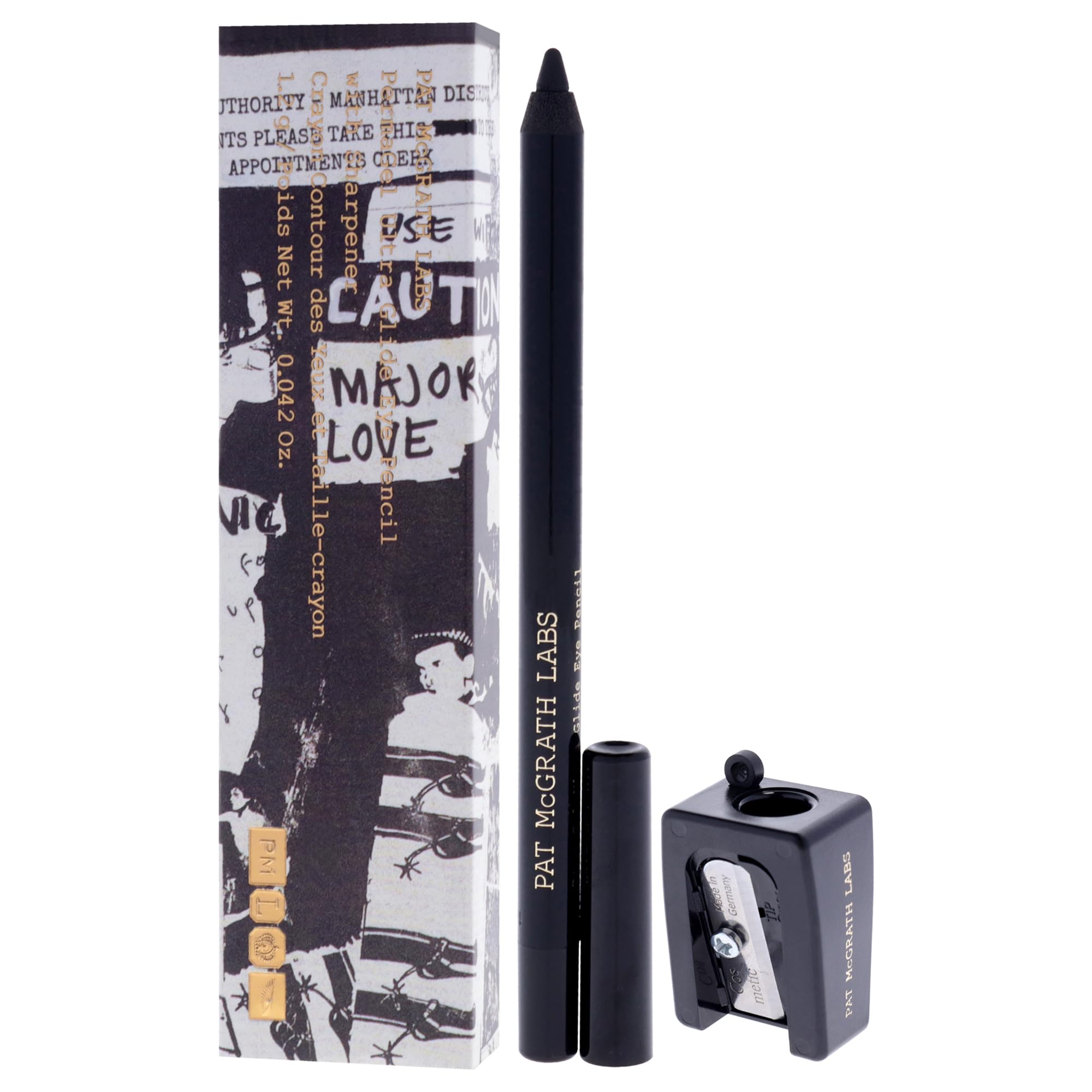 PAT MCGRATH LABS PermaGel Xtreme Black, résistance à l'eau pour tenue longue.