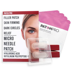 Patch Pro patch yeux à l'acide hyaluronique pour hydratation et lissage autour des yeux.