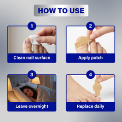 Patchs Ongles Fongiques: renouveau visuel des ongles, surface lisse