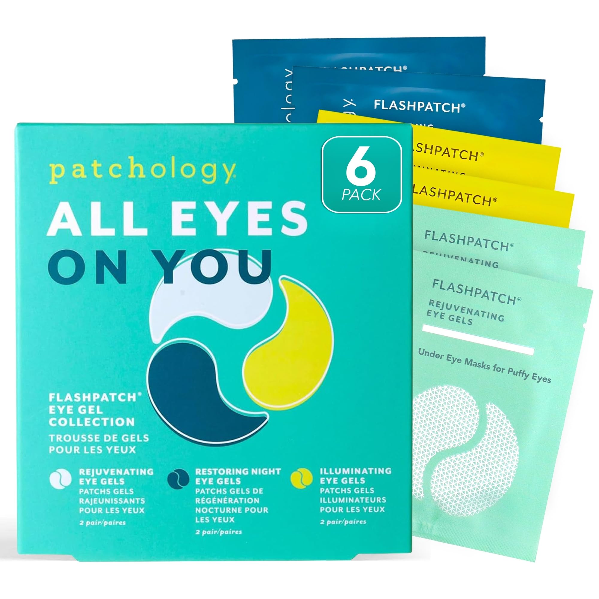 Patchology masque yeux retinol et collagène pour un regard réveillé et lissé