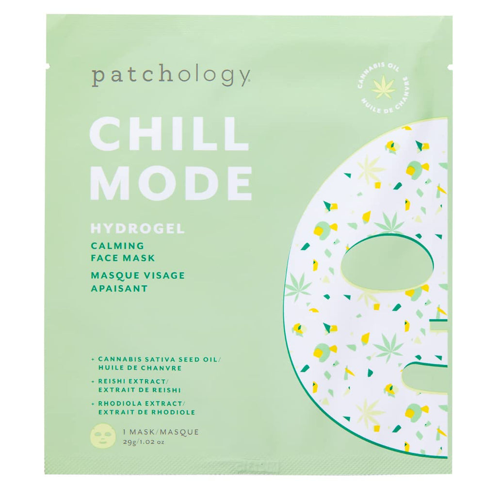 Patchology Chill Mode masque hydrogel visage, relaxation et hydratation rapide
