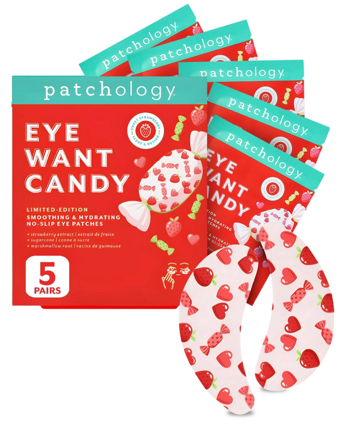 Patchology Eye Want Candy hydrogel patches hydrate and refresh puffy under-eye skin.