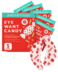 Patchology Eye Want Candy hydrogel patches hydrate and refresh puffy under-eye skin.