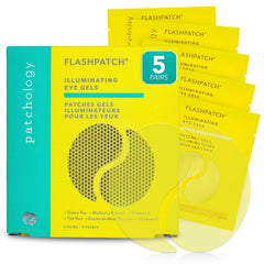 Patchology FlashPatch: gels illuminants pour les yeux, éclat rapide.