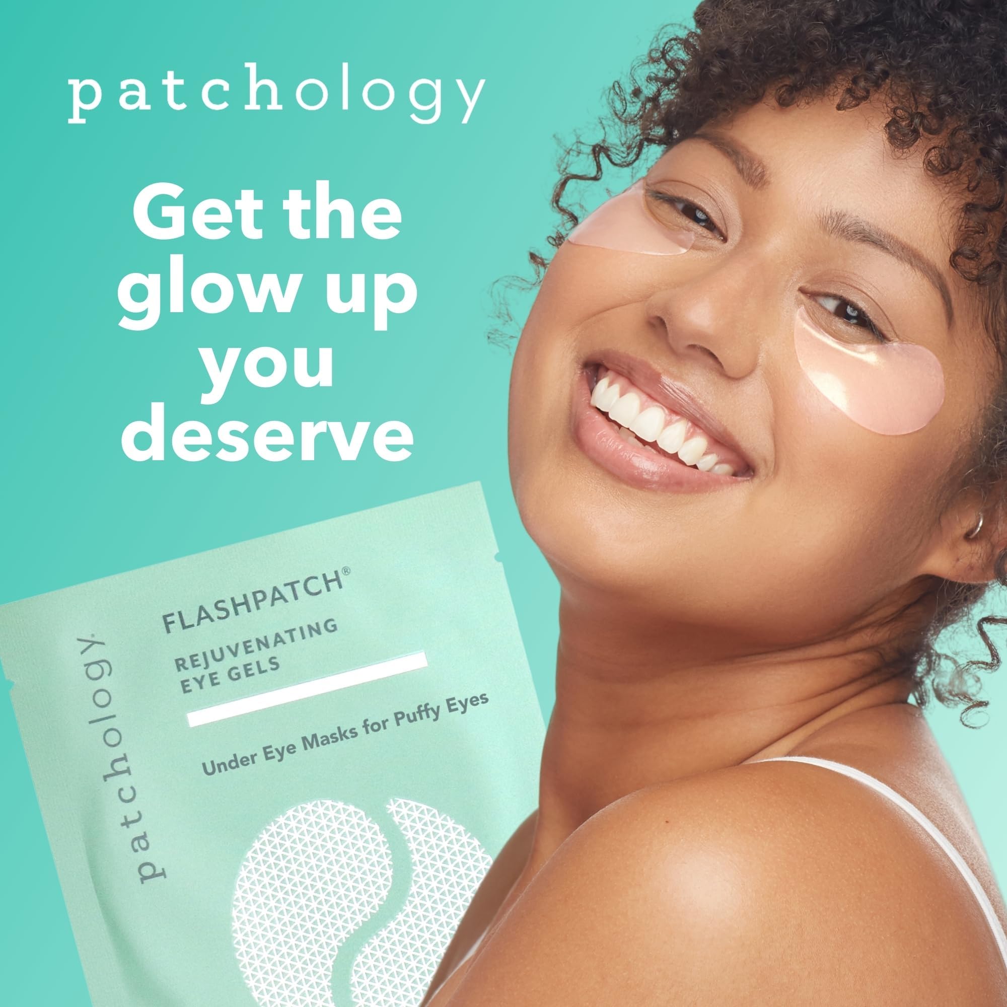Patchology patches gel sous-yeux centella asiatica, apaisement et douceur autour des yeux.
