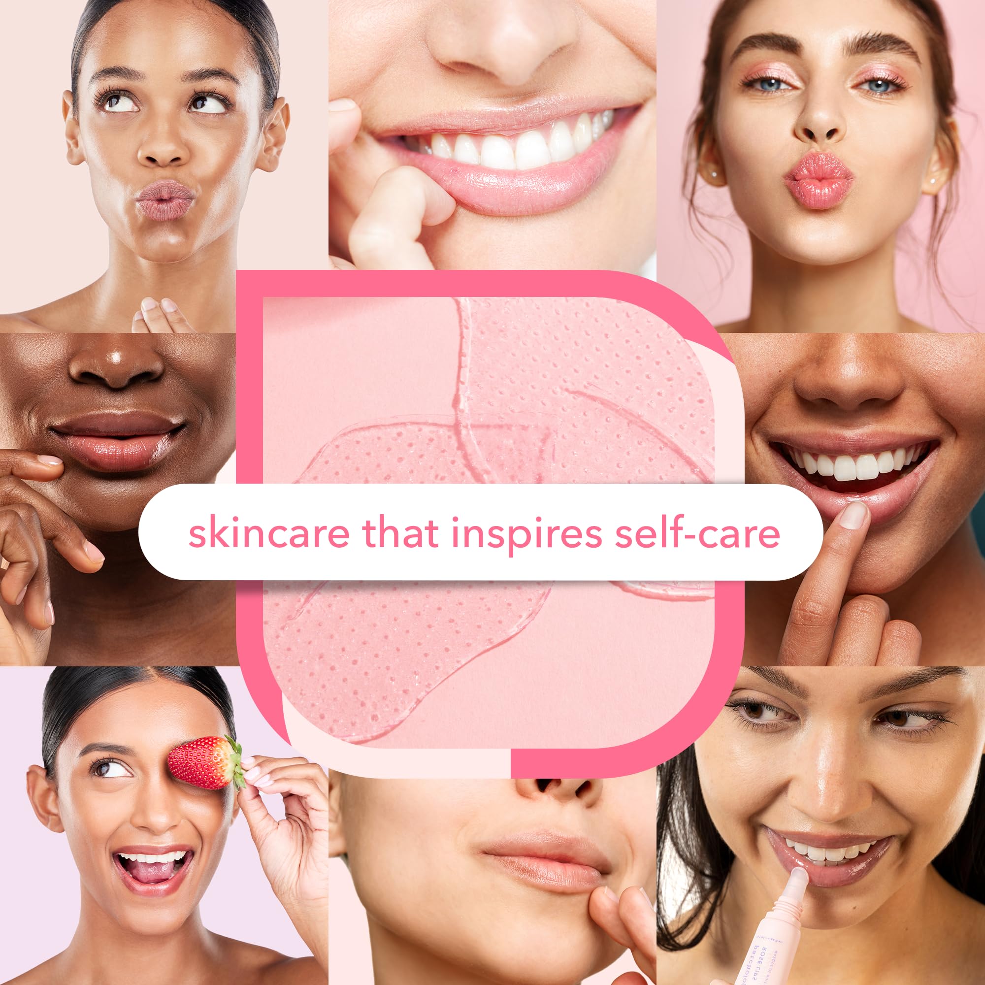 Patchology Rosé Masque Lèvres Nuit – Routine nocturne pour lèvres sèches et réparées.