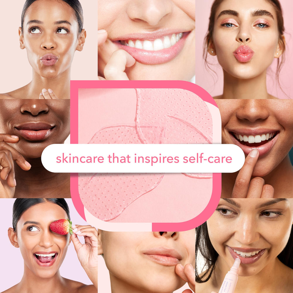 Patchology Rosé Masque Lèvres Nuit – Routine nocturne pour lèvres sèches et réparées.