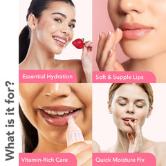 Patchology Rosé Masque Lèvres Nuit – Texture satinée, soin nourrissant et confortable.