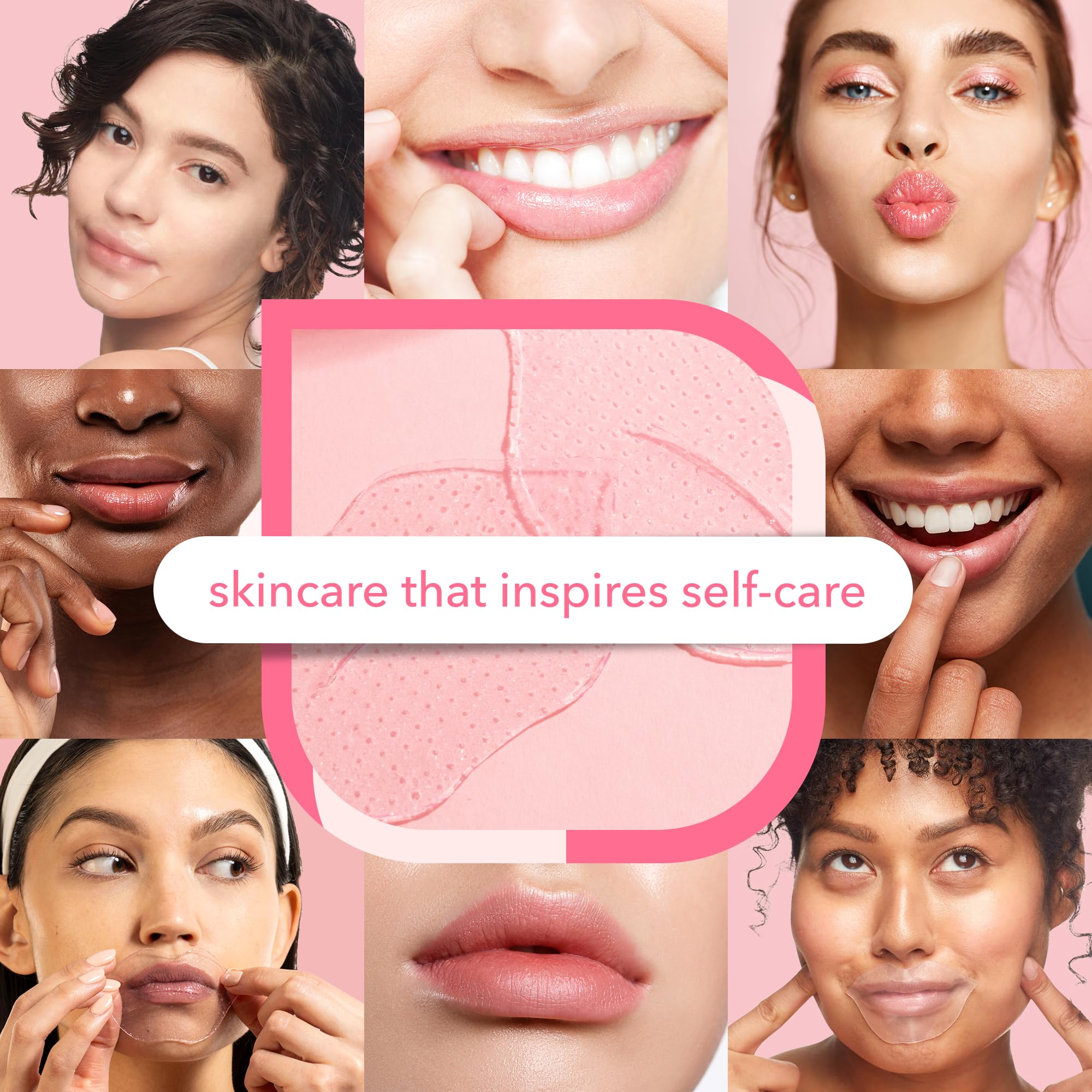 Patchology Serve Chilled Rosé Gel Lip Mask, format individuel pratique en voyage.