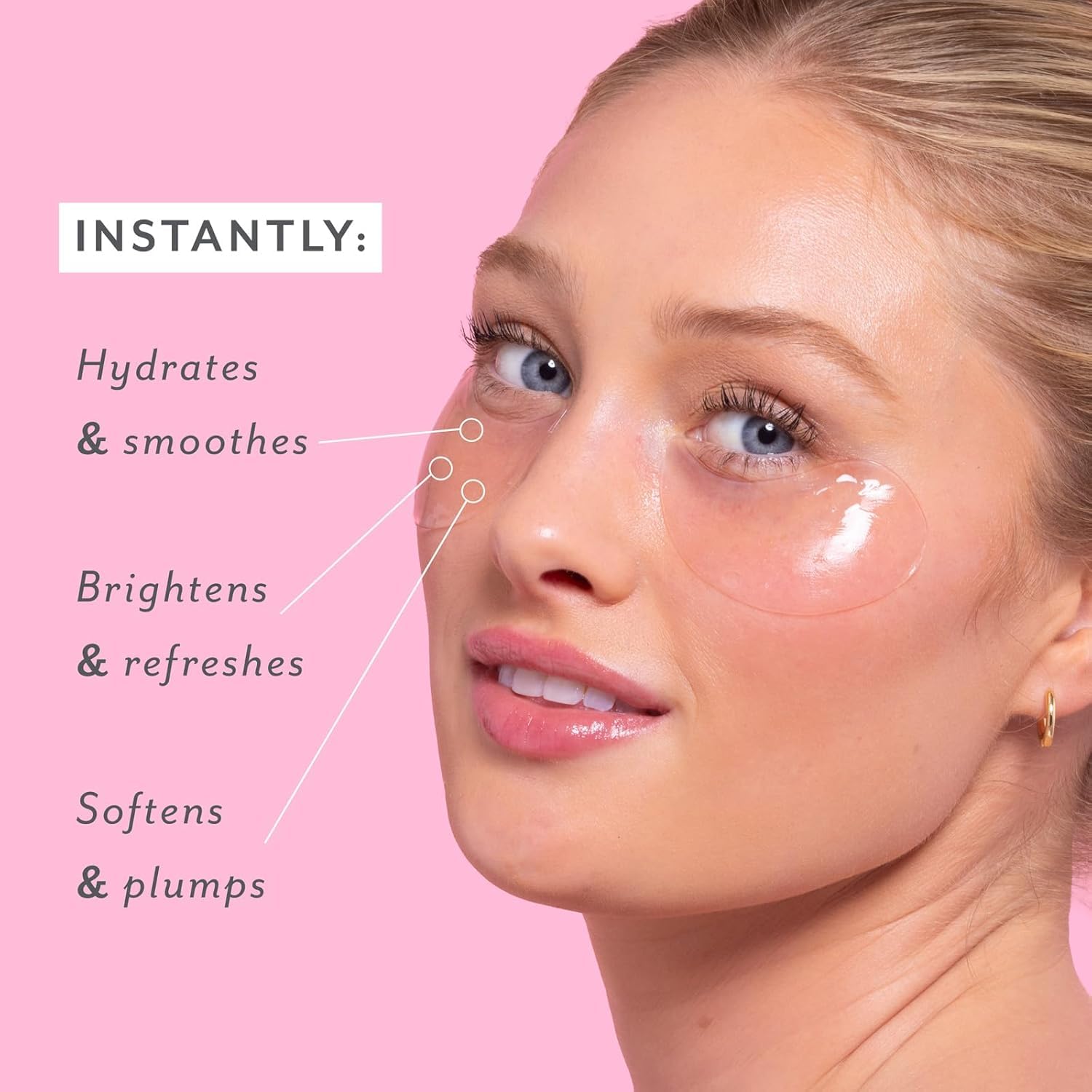 Patchology Serve Rosé patchs hyaluronique lissant les ridules et poches
