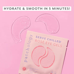 Patchology Serve Rosé patchs antioxydants raisin et fraise protègent le contour des yeux