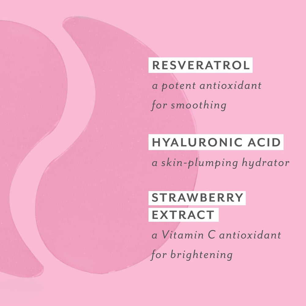 Patchology Serve Rosé patchs parfum fraise rafraîchissant