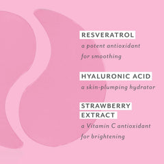 Patchology Serve Rosé patchs parfum fraise rafraîchissant