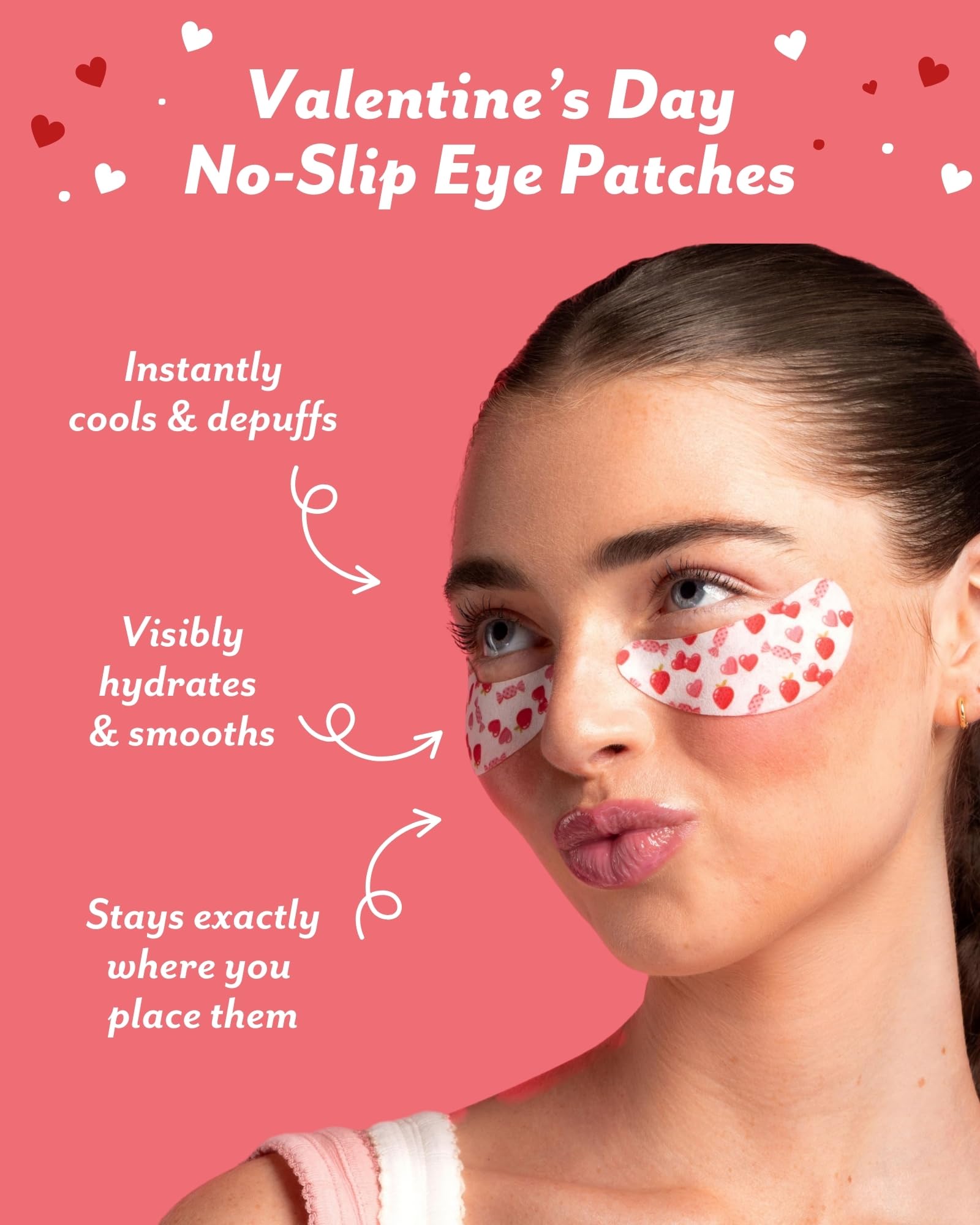 Patchology Eye Want Candy Valentine design patches suitable for gifting and self-care.