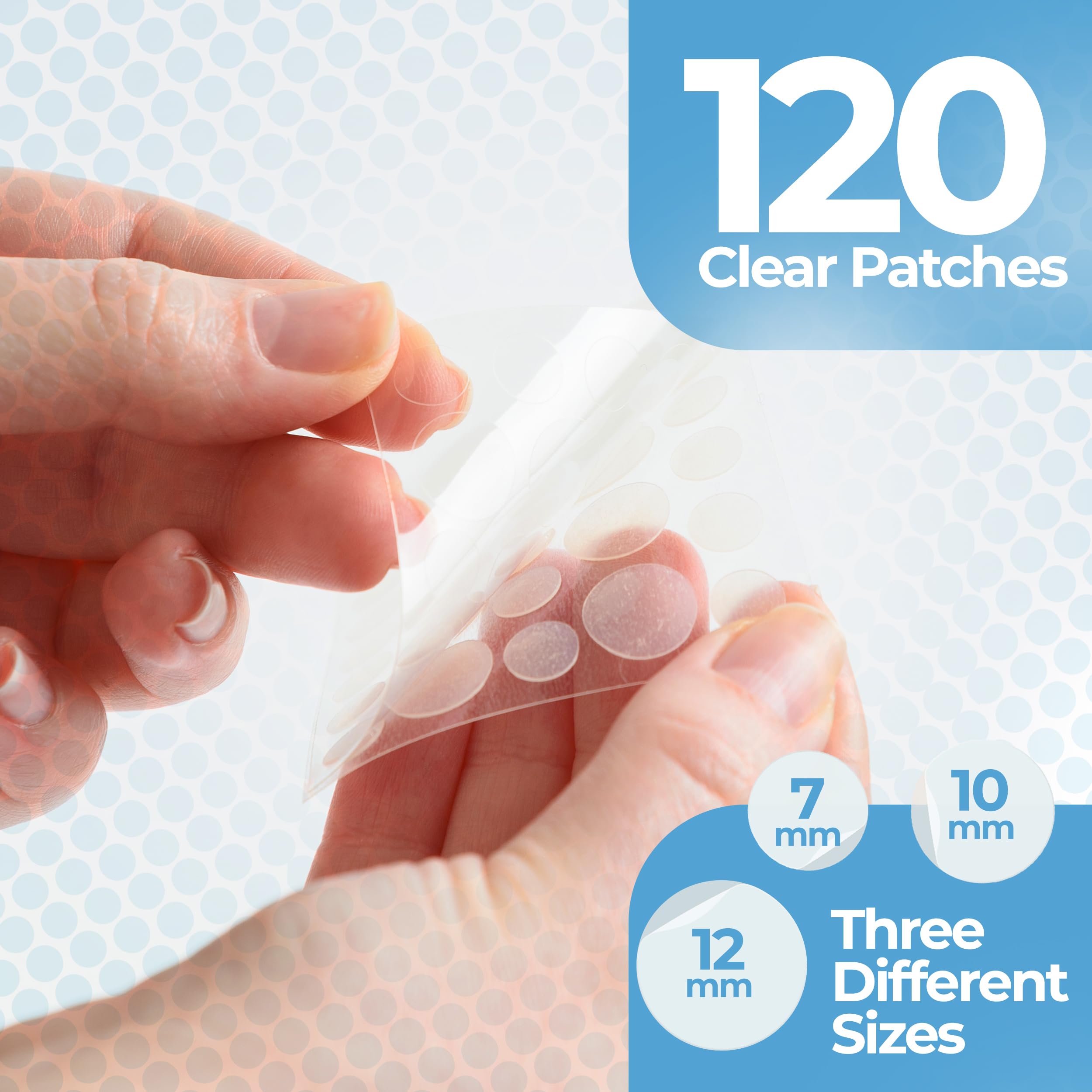 PatchRx-dots-tailles-moyenne-visage : points moyens offrant une couverture adaptée.