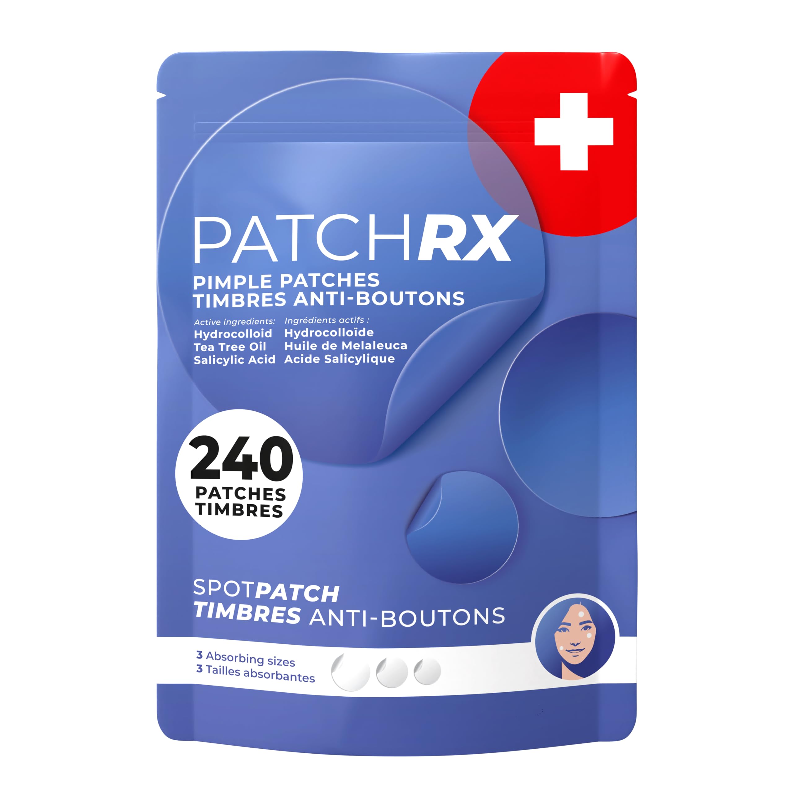 PatchRx retrait facile et barrière respirante pour la peau.