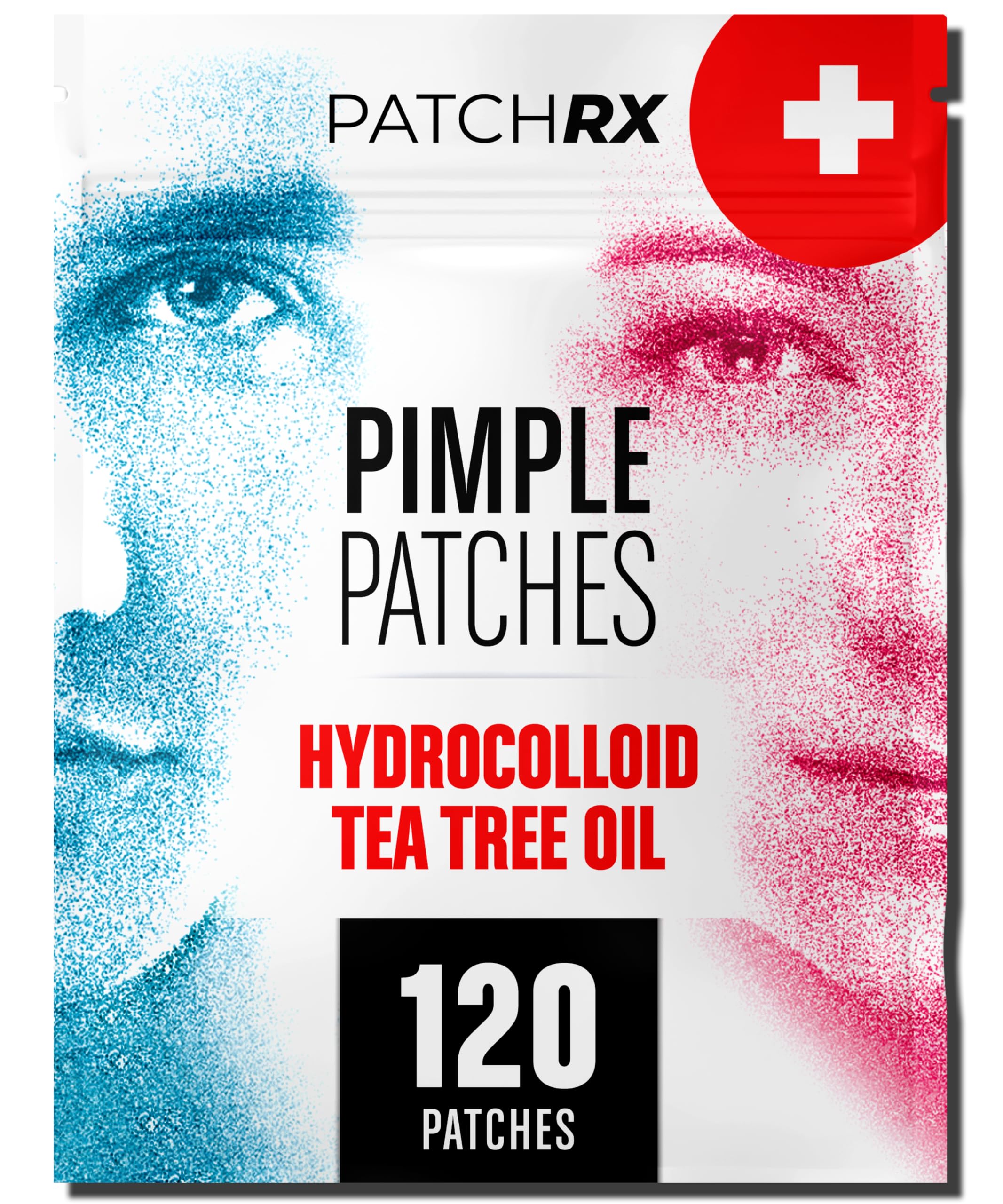 PatchRx pansements hydrocolloïdes visage emballage pratique pour démarrage rapide.