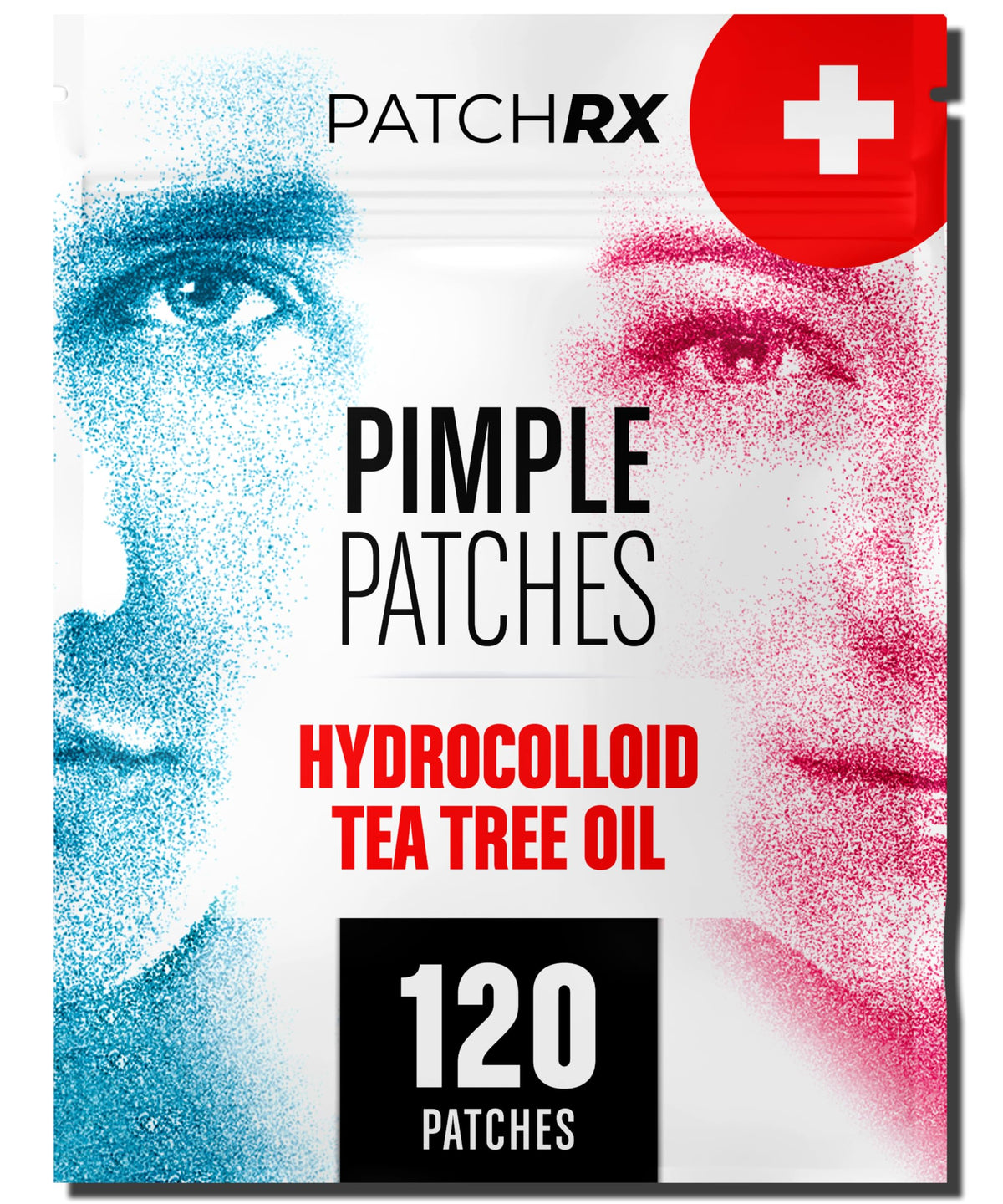 PatchRx pansements hydrocolloïdes visage emballage pratique pour démarrage rapide.