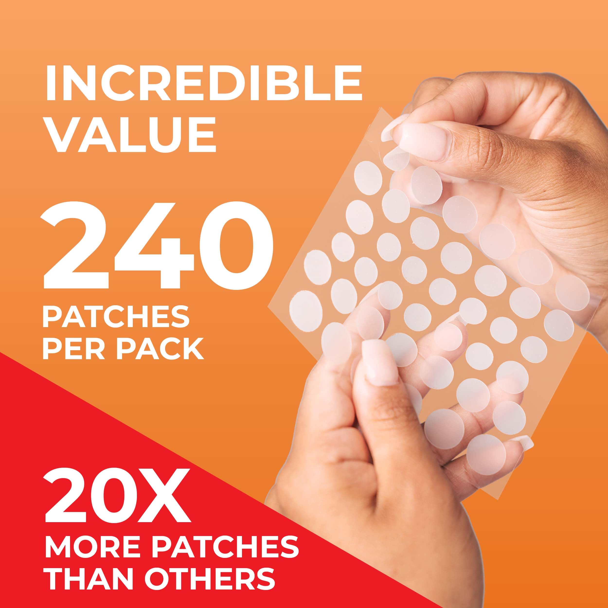 PatchRx patch hydrocolloïde absorbe le sébum et protège la zone ciblée.