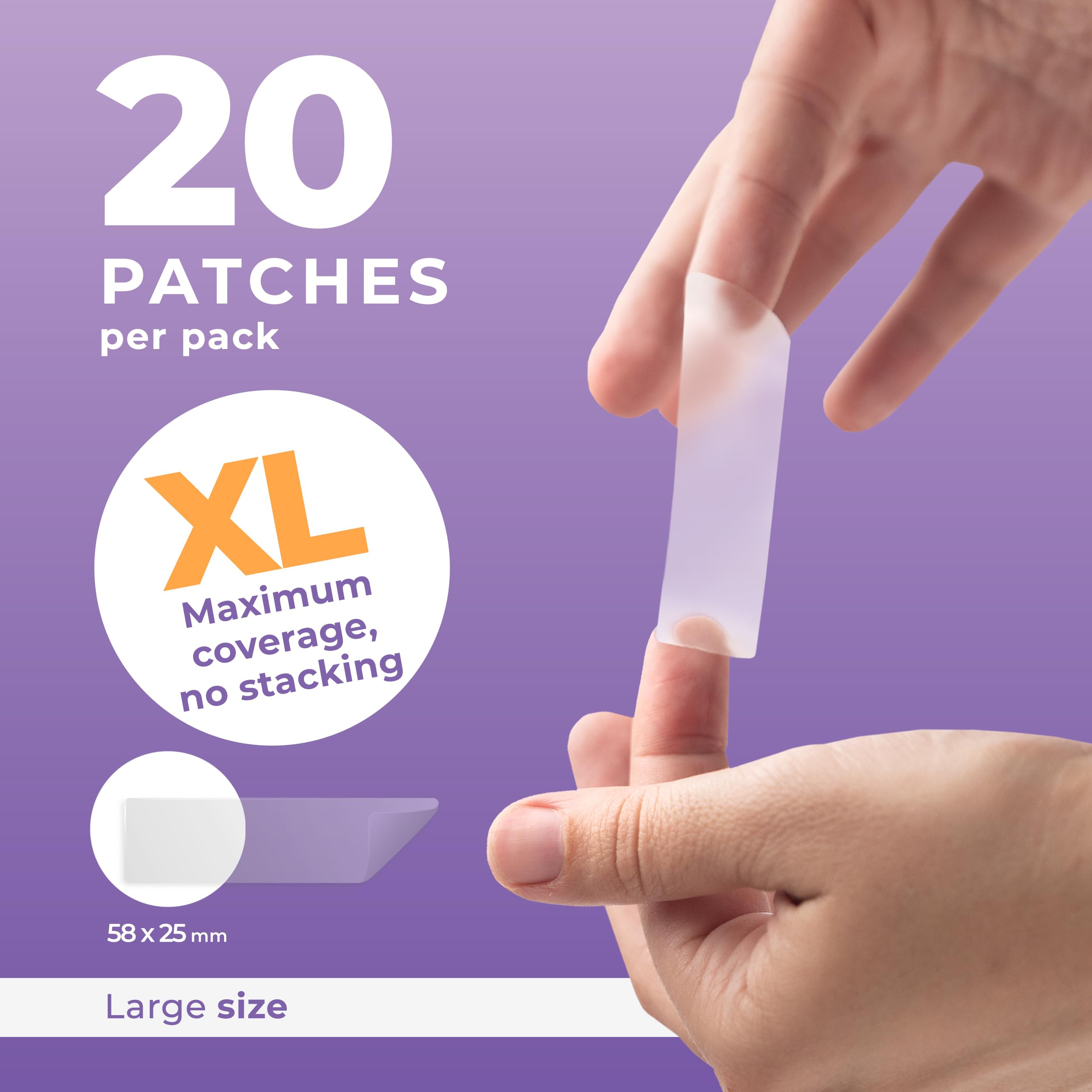 PatchRx patches acné, tailles petites, moyennes et grandes pour le visage