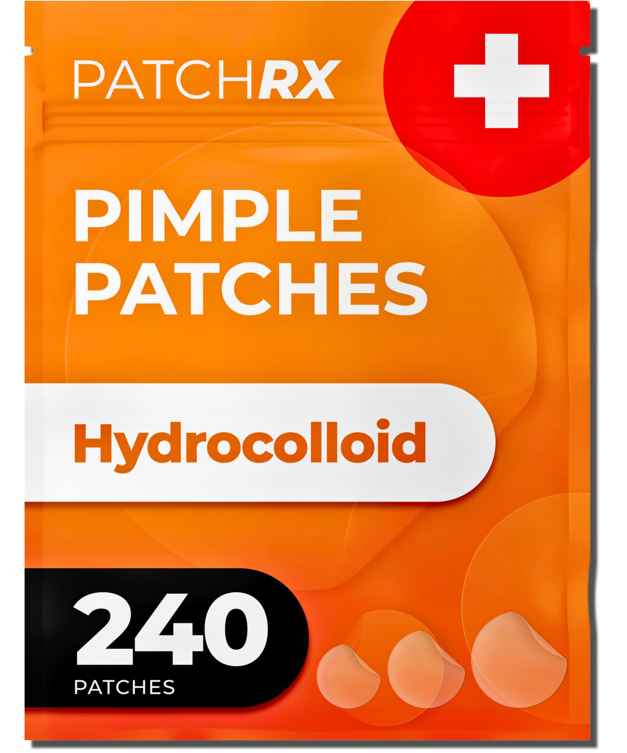 PatchRx patches hydrocolloïdes pour boutons du visage, absorbent l'excès et protègent la zone.